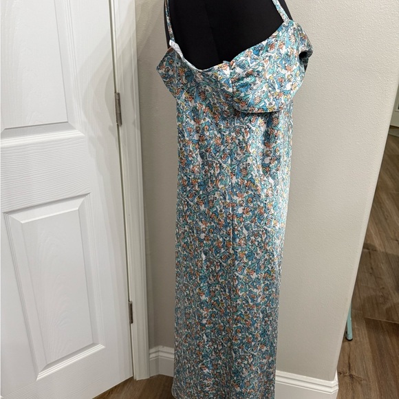 Y2K Silky Slip Dress Sleepwear Large Vintage Floral Feminine Coquette Cottage - Picture 4 of 7